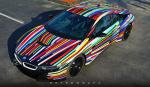 BMW i8 Jeff Koons Tribute Art Car by MetroWrapz 2016 года